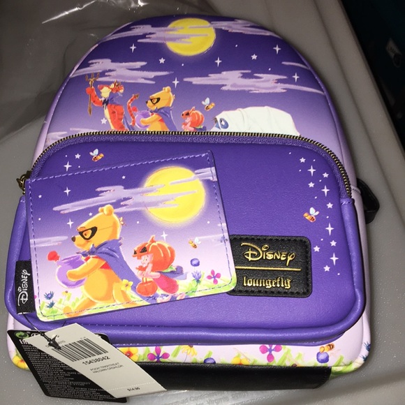 ?Winnie the Pooh Halloween mini backpack and card holder